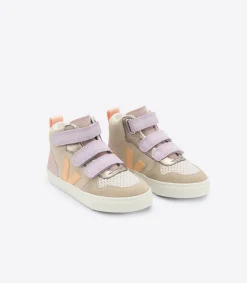 V-10 MID SUEDE MULTICO ALMOND PEACH<VEJA New