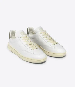 V-12 STITCH LEATHER WHITE KAKI<VEJA New