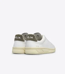 V-12 STITCH LEATHER WHITE KAKI<VEJA New
