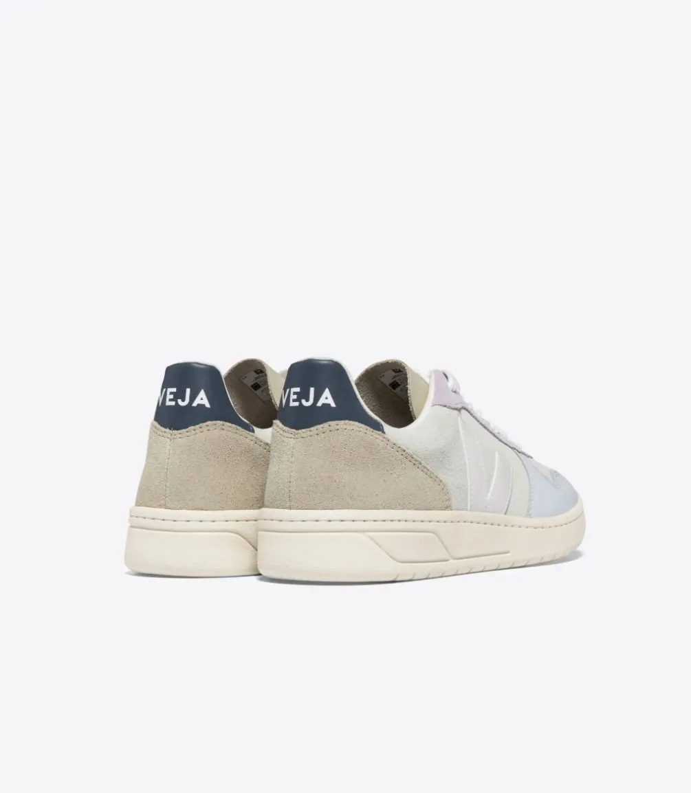 V-10 SUEDE JADE WHITE MULTICO<VEJA Flash Sale