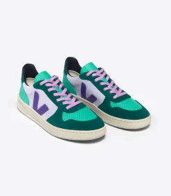 V-10 SUEDE MULTICO SWAN PURPLE PIERRE<VEJA Fashion