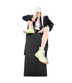 V-KNIT X RICK OWENS FULL ACID YELLOW<VEJA Clearance