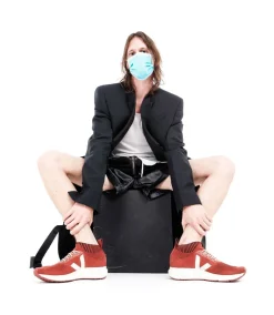 V-KNIT X RICK OWENS MID RUST<VEJA Fashion