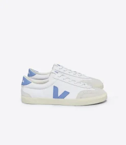 VOLLEY CANVAS WHITE AQUA<VEJA Discount