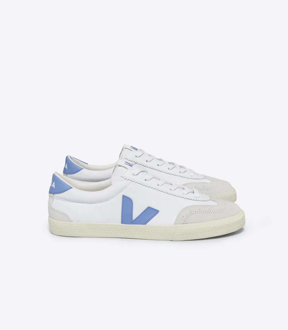 VOLLEY CANVAS WHITE AQUA<VEJA Discount