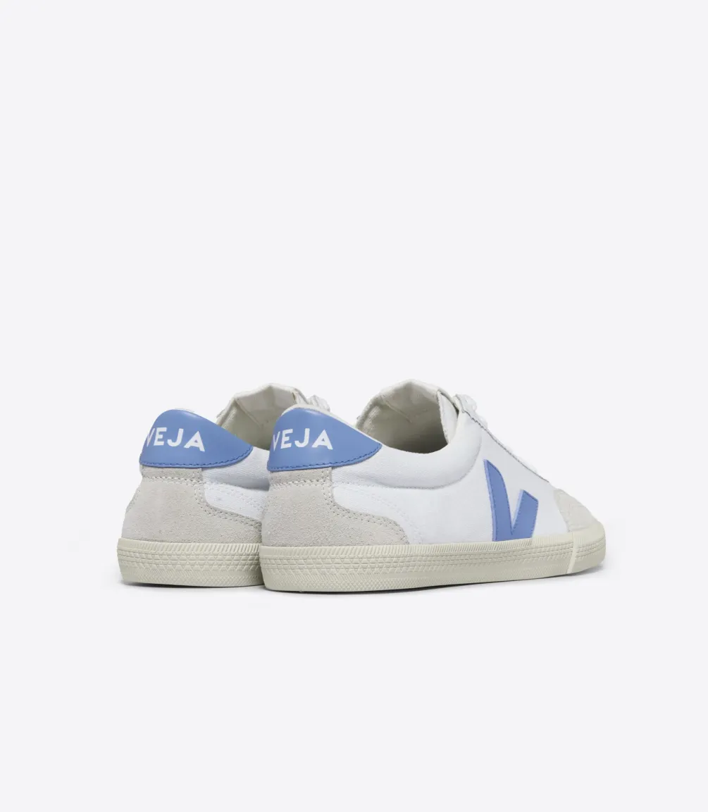 VOLLEY CANVAS WHITE AQUA<VEJA Discount