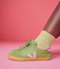 VOLLEY LEATHER X MAKE MY LEMONADE KIWI ORCHID<VEJA Hot