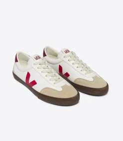 VOLLEY LEATHER WHITE PEKIN BARK<VEJA Sale