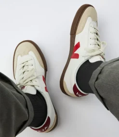 VOLLEY LEATHER WHITE PEKIN BARK<VEJA Sale