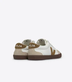 VOLLEY LEATHER WHITE TENT BARK<VEJA Clearance