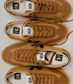 VOLLEY SUEDE CAMEL BLACK<VEJA Best Sale